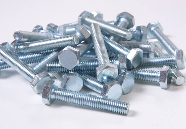 istock metal bolts on white background 915487138