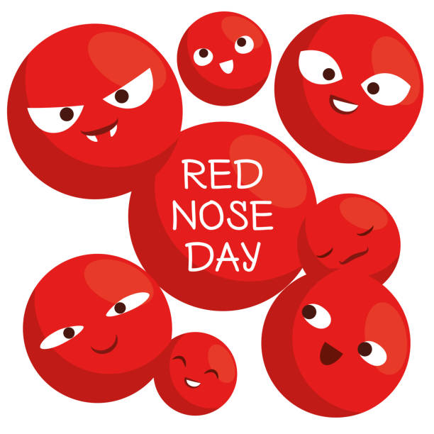 Red Nose Day Illustrations, Royalty-Free Vector Graphics & Clip Art - iStock