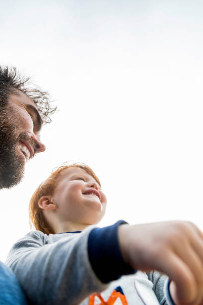 istock Father and Son Having fun Together 915503104