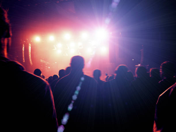 istock Concert crowd in front of a live stage 915507598