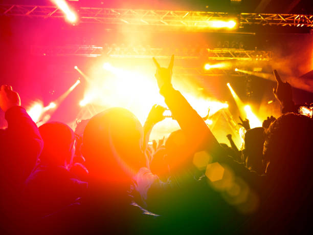 istock Concert crowd in front of a live stage 915507706