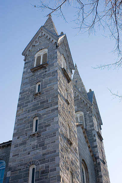 Capela Bowdoin College - foto de acervo