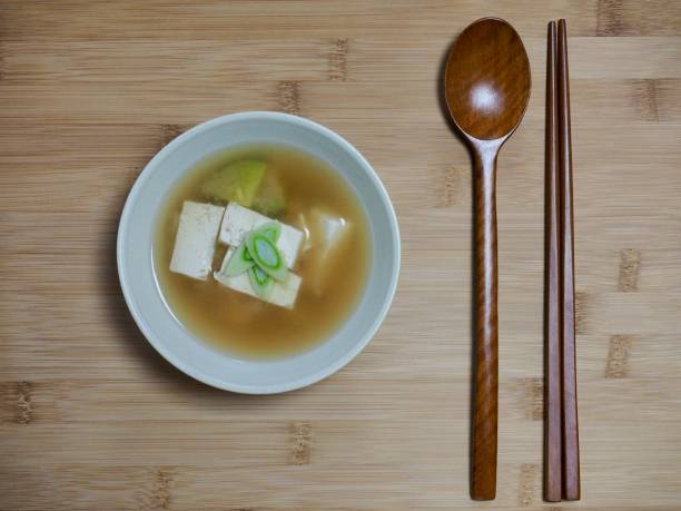 istock Asian food  Soybean Paste Stew ,miso soup 915521246