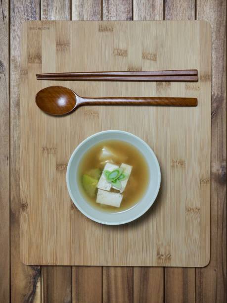 istock Asian food  Soybean Paste Stew ,miso soup 915521248