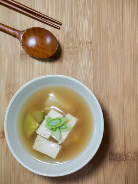 istock Asian food  Soybean Paste Stew ,miso soup 915521282