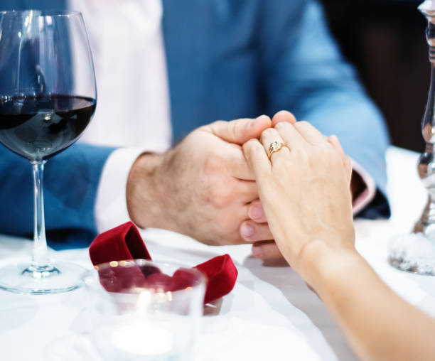 istock Couple celebrate valentine's day together 915524994