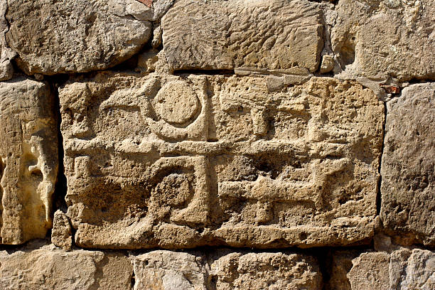 istock stone inscription and symbols 91552601