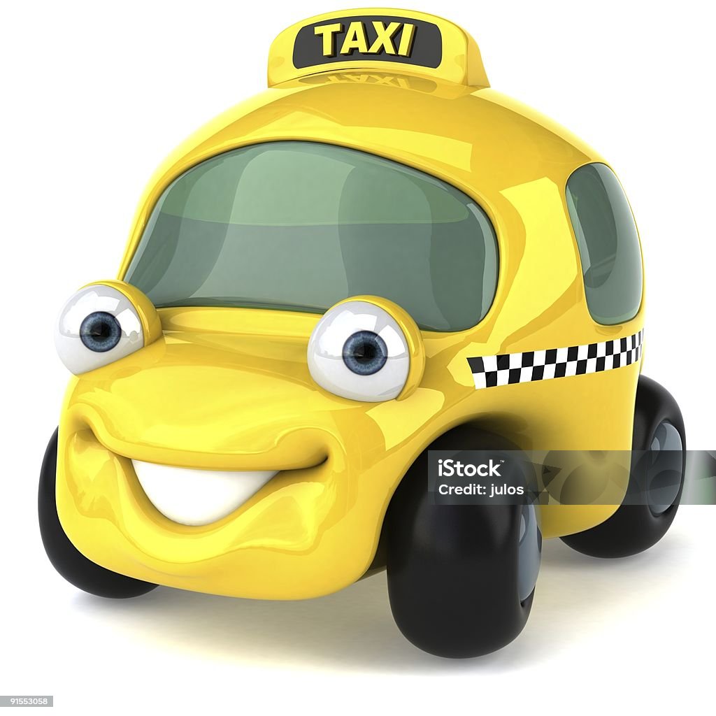 Yellow taxi  Car Stock Photo