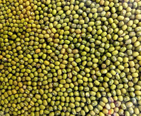 Closed up mung beans background