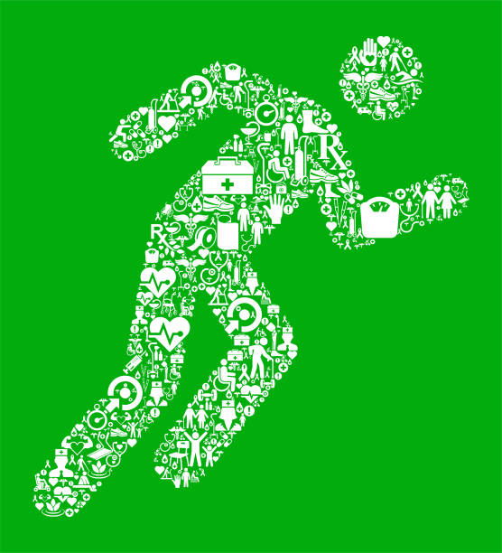 istock Man Running Green Medical Rehabilitation Physical Therapy 915553784