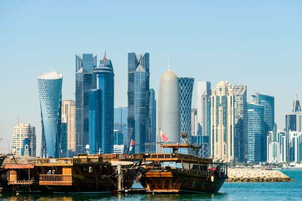 istock The Downtown Doha City Skyline, Qatar 915557166