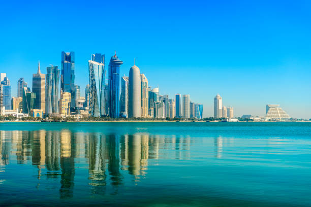 istock The Downtown Doha City Skyline, Qatar 915557480
