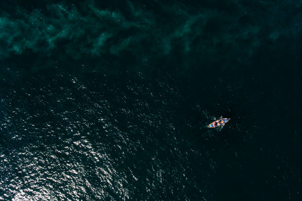 istock Istanbul Bosporus boat overview  image with Drone 915560424