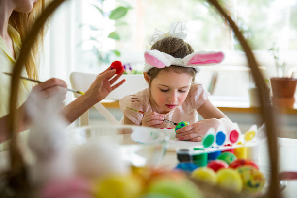 istock Family celebrating Easter 915573422