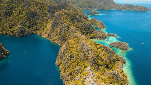istock Mountain lake Barracuda on a tropical island, Philippines, Coron, Palawan 915577876