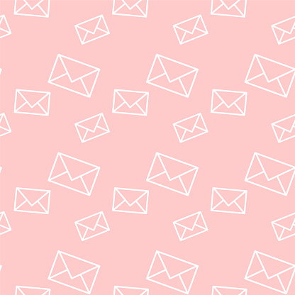 Envelope pattern/ letter background