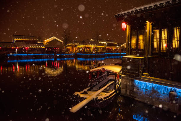 istock snow-covered landscape in the evening 915585246