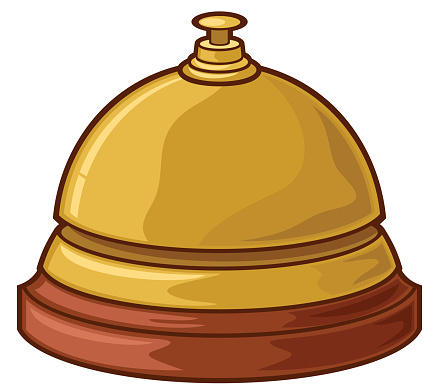 Service Bell Animation Service Bell Vector Illustration Stock Illustration - Download Image ...