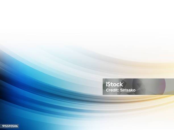 Abstract Modern Gradient Blue And Yellow Background Wallpaper Vector Illustration Stock Illustration - Download Image Now