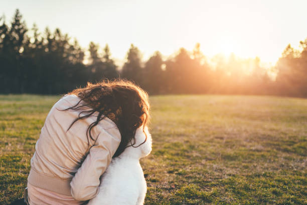 istock Enjoying sunset with my dog 915600866