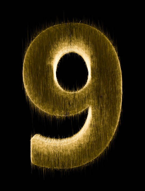 Number 9 Stock Photo - Download Image Now - Number, Abstract, Black Background - iStock Number 9 Stock Photo - Download Image Now - Number, Abstract, Black Background - iStock