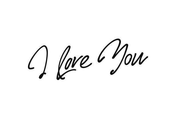 istock I Love You hand lettering, text handmade calligraphy. 915609158
