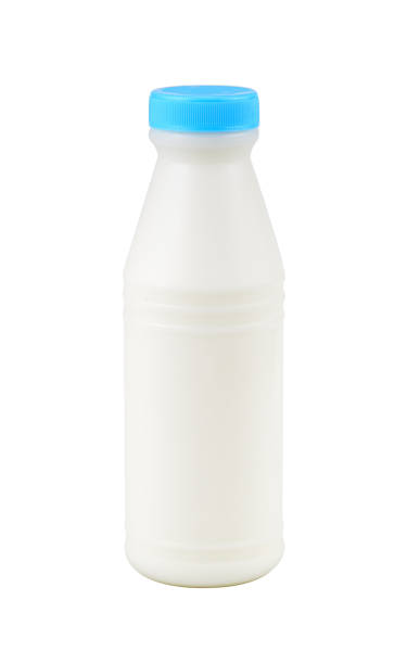 istock Bottle of Milk on Isolated White Background 915610430