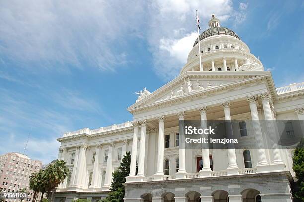 Capitólio Do Estado Da Califórnia Edifício Da Baixa De Sacramento - Fotografias de stock e mais imagens de Califórnia