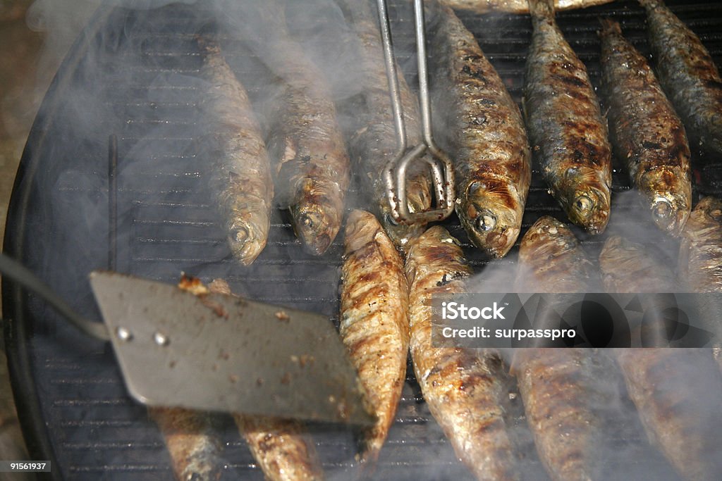 Барбекю рыба - Стоковые фото Барбекю роялти-фри