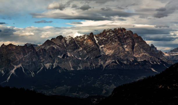 istock sunset mountains landscape panoramic view. Dolomites peak. Italy 915620616