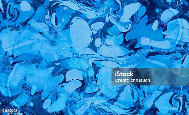 Azul De Mármol Foto de stock y más banco de imágenes de Abstracto - Abstracto, Azul, Color - Tipo de imagen