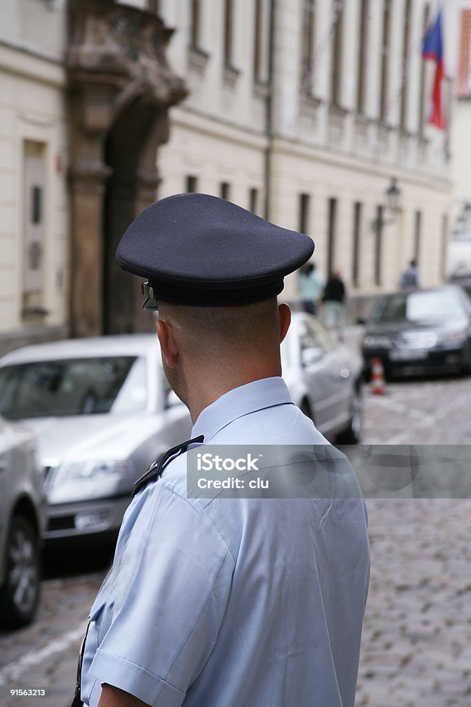 Tschechische Polizist - Lizenzfrei Tschechische Republik Stock-Foto