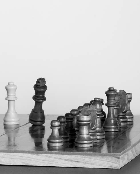 istock Chess photographed on a chessboard 915633338