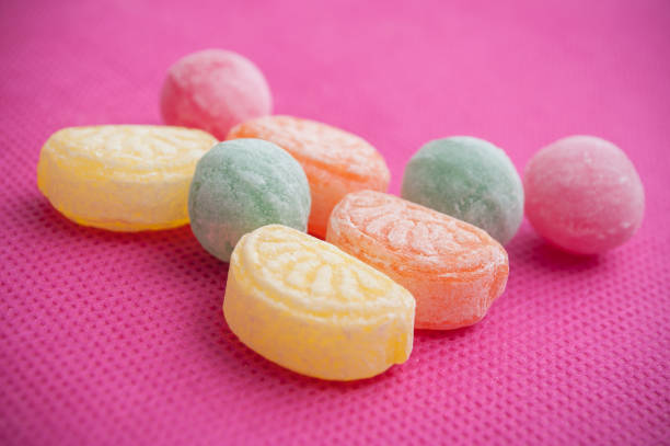 istock traditional candies on pink background 915640762