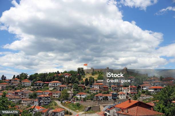 Samuel Fortress In Ohrid Cityscape Macedonia Stock Photo - Download Image Now - Ancient, Architecture, Beauty