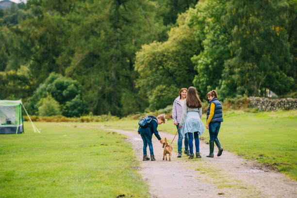istock Leaving Camp to go for a Hike 915652986