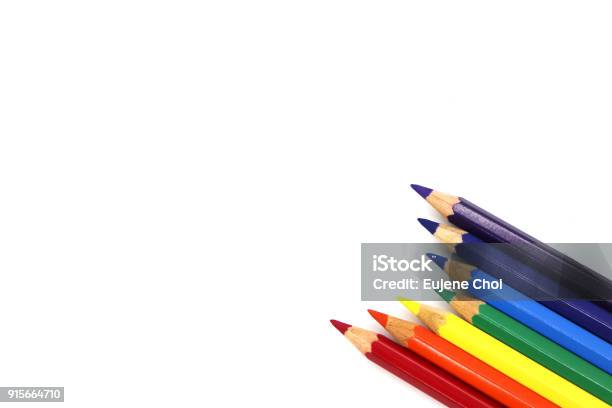 Color Pencil Isolated Stock Photo - Download Image Now - Colored Pencil, Cut Out, Coloring