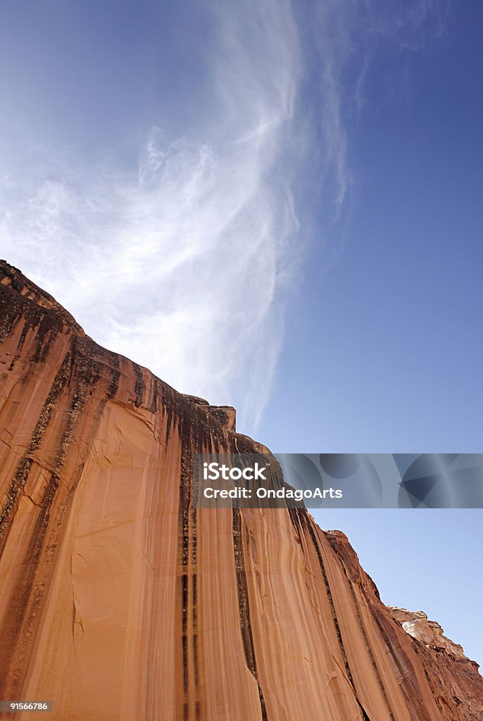 Pared roja Canyon - Foto de stock de Abstracto libre de derechos