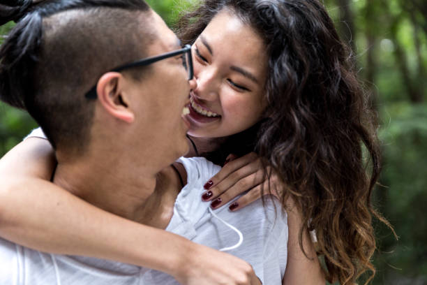 istock Romantic Asian Couple 915668938