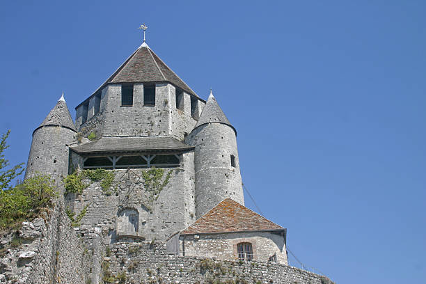 Bratislava, Slovakia: February 19, 2017 - Virgin Tower in a Devin Castle in Bratislava in Slovakia.