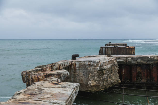 istock Old broken transport and military pier, Efate, Vanuatu 915670864