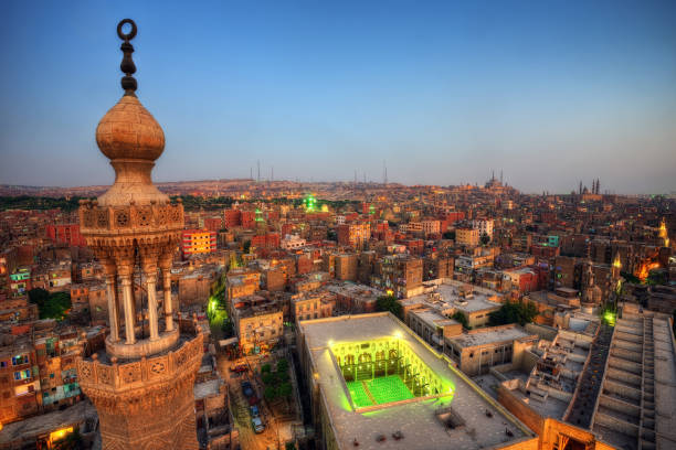 istock Cairo Aerial at Sunset 915676324