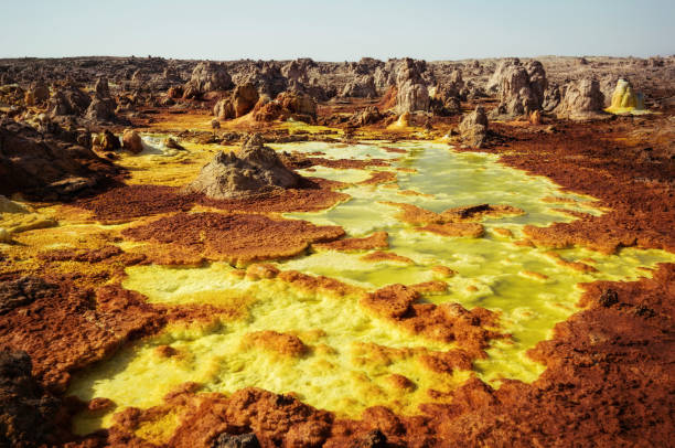 istock Dallol, Danakil Depression, Ethiopia. The hottest place on earth. 915676636