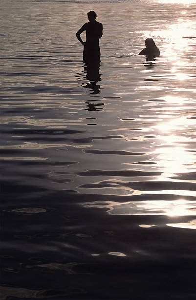 istock Women cooling down after a day sun bathing 91567956