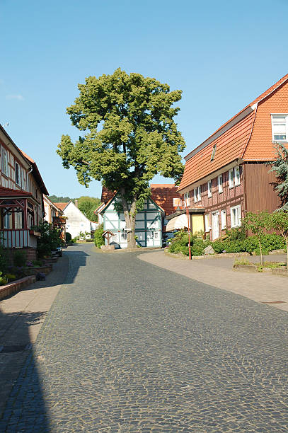 istock Main Road in Small Village 91568022