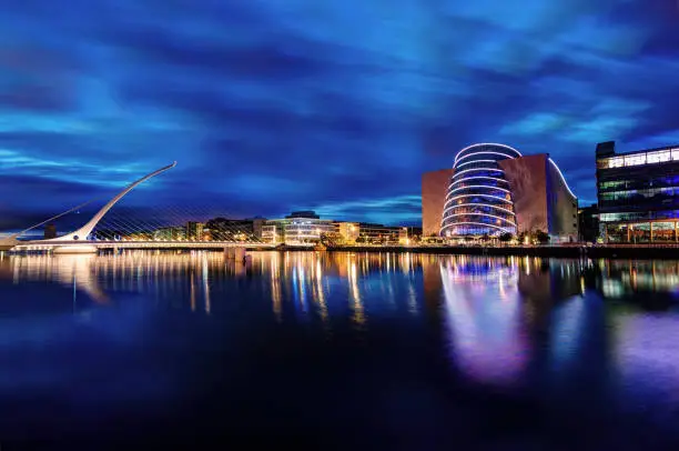 Samuel Beckett Bridge Dublin, Ireland taken in 2015