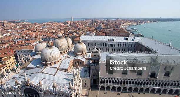 Кампанила Venice От — стоковые фотографии и другие картинки Без людей - Без людей, Большой город, В воздухе