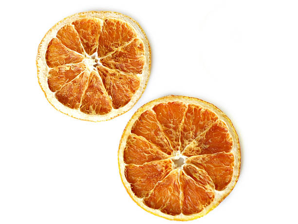 conservado rodajas de naranja - alimentos deshidratados fotos fotografías e imágenes de stock