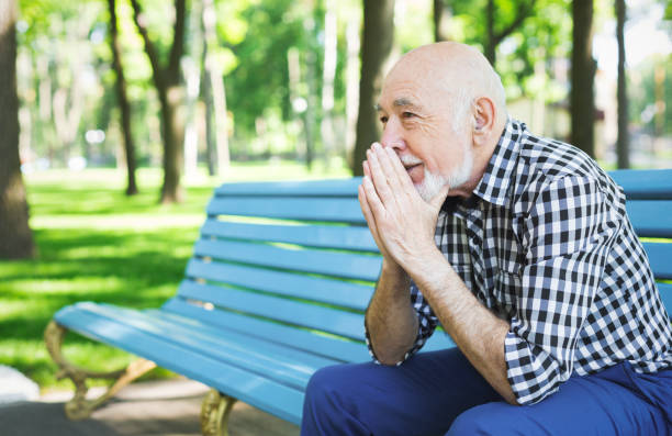 istock Pensive senior man outdoors 915690806
