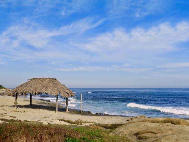 istock Beach Hut Seascape 915690810
